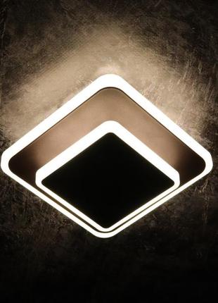 Світильник стельовий led 8662/1s-cf-150+100 коричневий 6х15х15 см.