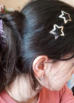 Зіркові заколки для волосся y2k зірки зірочки заколочки дитячі дорослі унісекс для дівчаток