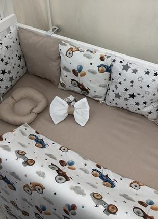 Комплект постельного белья baby comfort малыш ретро авто3 фото