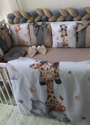 Комплект постельного белья baby comfort сафари ll