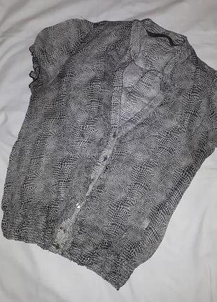 Блузочка горох легкая р. s/m