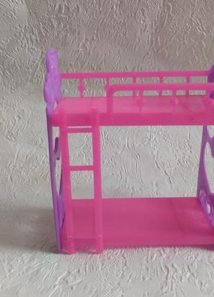 Лялькова мініатюра - аксесуари для барбі, лол. напої, їжа, посуд, меблі в ляльковий будиночок. ліжко