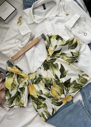 Яскравий топ блуза в лимони h&amp;m2 фото