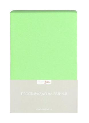 Простирадло трикотажне на резинці home line (салатовий) 180х200см 160216