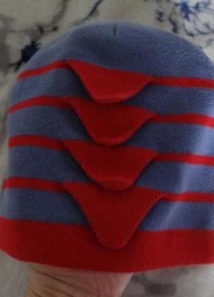 Шапочка весенняя на мальчика динозаврик