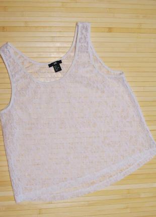 Майка гипюр сетка от h&m по бирке s 165 см, есть замеры
