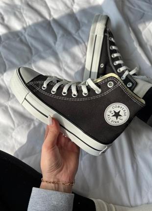 Жіночі кеди converse чорні, сезон весна-осінь