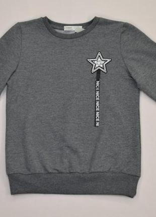 Світшот для дівчинки  сірий toontoy туреччина 7764