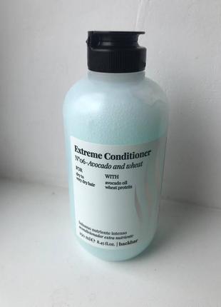 Farmavita back bar extreme conditioner n06 - avocado and wheat - увлажняющий кондиционер, 250 мл1 фото