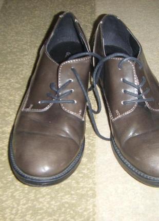Комфортные туфли оксфорды, 40 размер 2525,5 см6 фото
