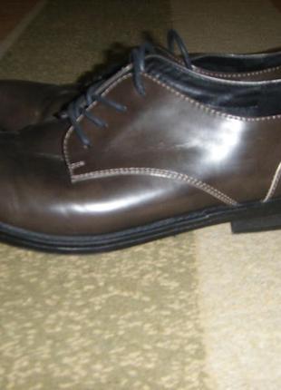 Комфортные туфли оксфорды, 40 размер 2525,5 см2 фото
