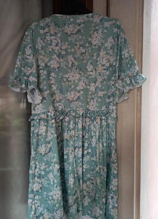 Летнее платье в цветочный принт 4