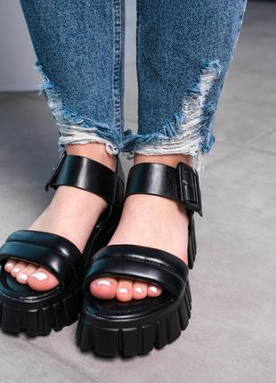 Жіночі сандалі fashion gigi 3596 38 розмір 24,5 см чорний