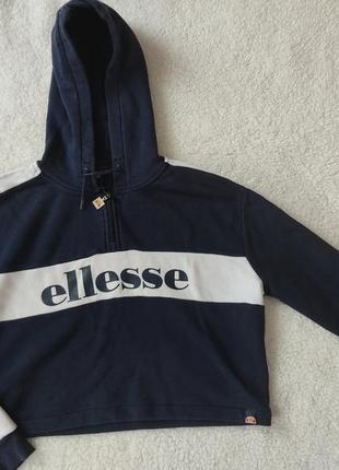 Худи big logo ellesse оригинал укороченное