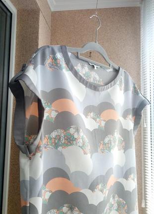 Красивая стильная летняя блуза прямого свободного силуэта2 фото