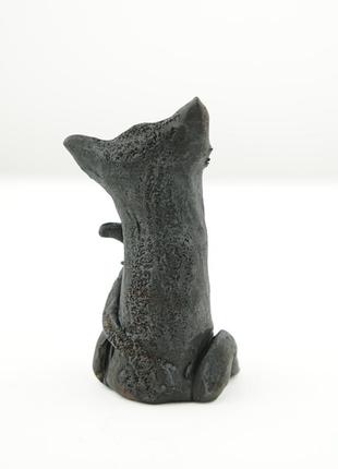 Фігурка кіт чорний3 фото