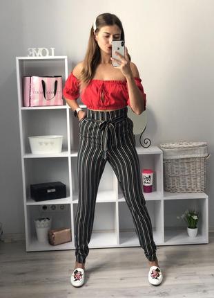 Штаны в полоску s