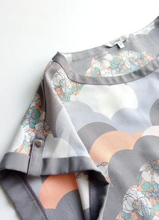 Красивая стильная летняя блуза прямого свободного силуэта6 фото