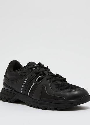 Кроссовки calvin klein runner lace up mix cycle !
