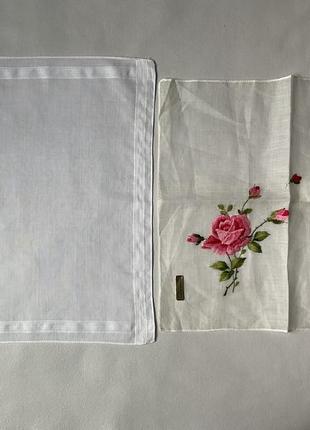 Носовие платочки рози6 фото