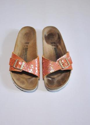 Шльопки шльопанці тапки сандалі босоніжки в'єтнамки сланці birkenstock madrid - 39 - 250 мм