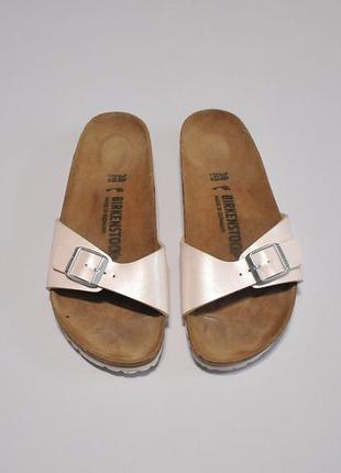 Шльопки шльопанці тапки сандалі босоніжки в'єтнамки сланці birkenstock madrid - 38 - 245 мм