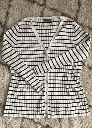 Кофта /свитер /кардиган в рубчик yessica