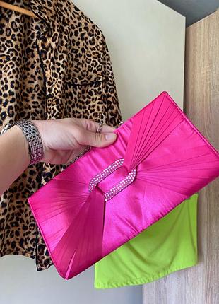 Сумка маленька, клатч, стильна сумка рожева