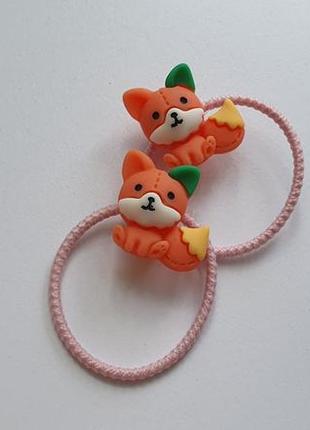 Детские резинки лисички/пара