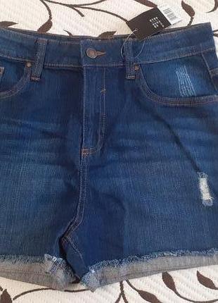 Шорти жіночі джинсові з високою посадкою фірми esmara