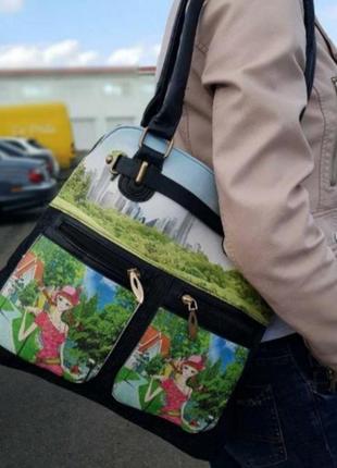 Стильна джинсова сумка