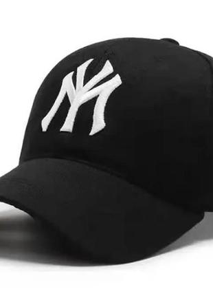 Кепка бейсболка new york yankees ny mlb нью-йорк янкіз чорна