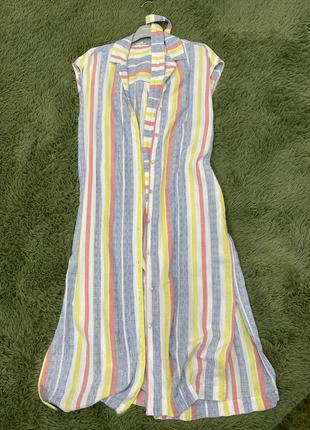 Довга сукня з поясом1 фото