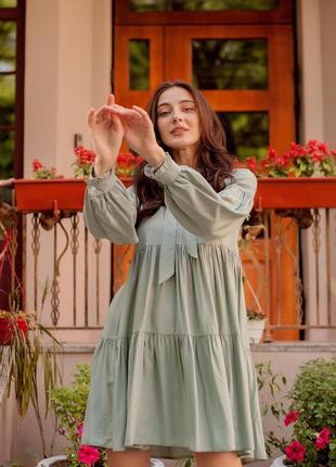 42 - 52 рри ніжне плаття з натуральної тканини сукня платье