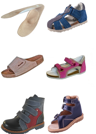 Ортопедичне взуття, устілки.