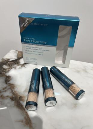 Солнцезащитная пудра для лица colorescience sunforgettable total protection brush-on shield spf 50 medium 6 г коларсайнс10 фото