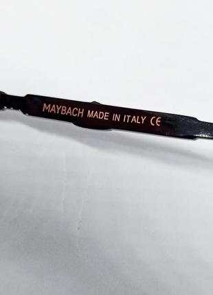 Maybach чоловічі сонцезахисні окуляри каплі чорні в чорному металі5 фото
