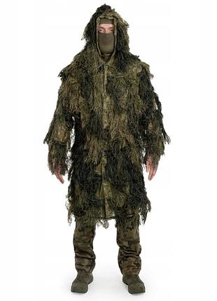 Костюм маскувальний для снайперів, розвідки
mfh ghilie camo woodland parka (07733t) 
в