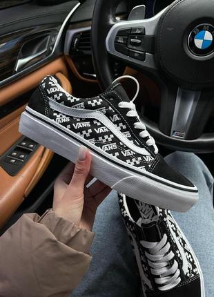 Женские кеды vans old skool black white 36-39