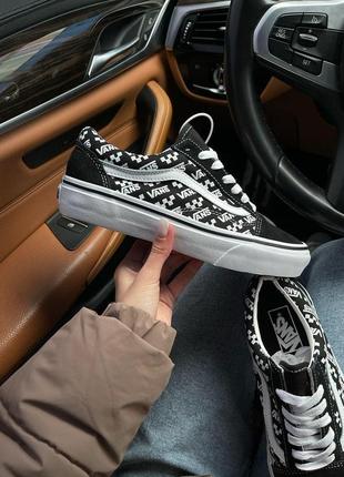 Женские кеды vans old skool black white 36-39-40-412 фото