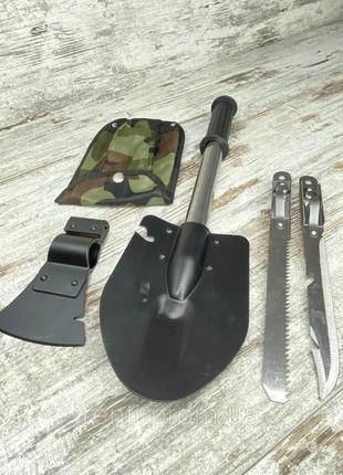Туристический набор  лопата нож пилка топор открывашка1 фото