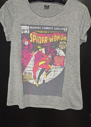 Футболка майка spider-woman женщина-паук marvel