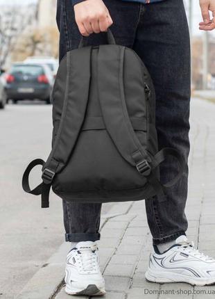 Якісний спортивний рюкзак nk bronx чорний тканевий міський для тренувань та поїздок молодіжний на 20л10 фото