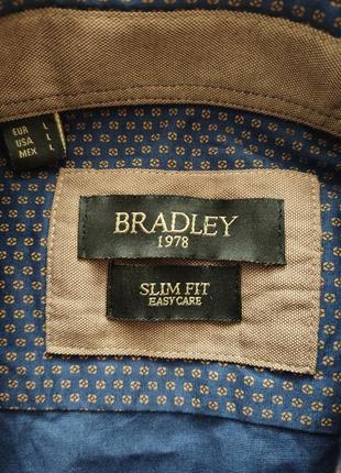 Рубашка bradley slim fit мужская идеал6 фото