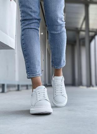 Жіночі кросівки alexander mcqueen white 38-39-403 фото