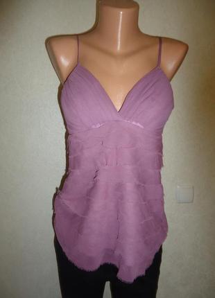 Топ lipsy london 100% шовк