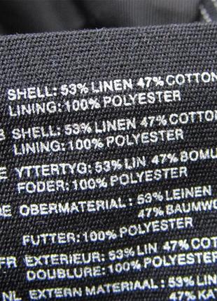 H&m піджак блейзер + льон оригінал (l-xl) упоряд.ідеал3 фото