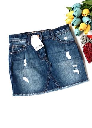 Джинсовая юбка next 6 лет