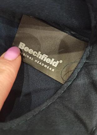 Бейсболка beechfield темно синяя5 фото