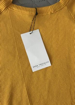 Крутая блуза кофта в рубчик от zara3 фото